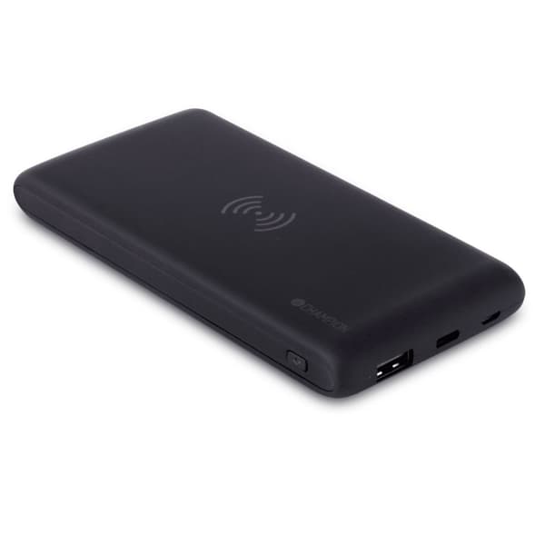 Champion Powerbank Langaton Laturi 10 000 mAh 12W Svart