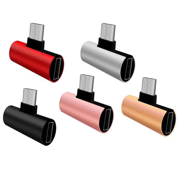 Type-C 2-1 Mini Adapter Laddare