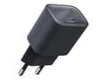 Miniatyrbilde 1 av 5: Anker Nano - Strømadapter - 30 watt - 3 A - IQ 3.0 (24 pin USB-C) - steinsvart