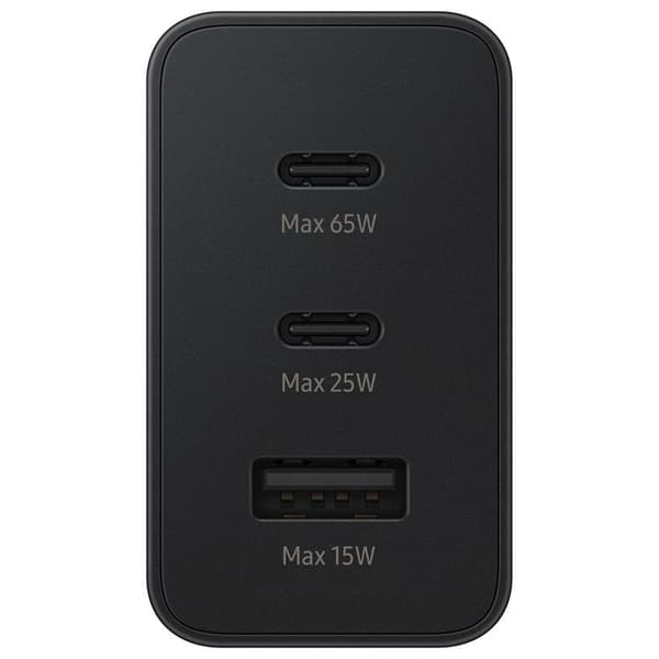 Samsung Väggladdare USB Till 2x USB-C 65W - Svart