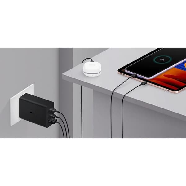Samsung Väggladdare USB Till 2x USB-C 65W - Svart