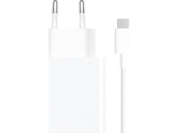 Xiaomi MDY-12-EJ - Strömadapter - 67 Watt - 3 A (USB) - på kabel: USB-C - vit