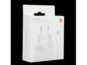 Xiaomi MDY-12-EJ - Strömadapter - 67 Watt - 3 A (USB) - på kabel: USB-C - vit