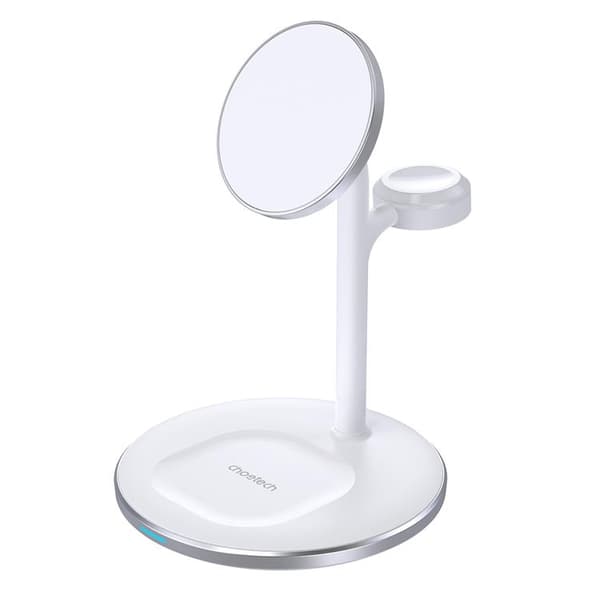 Choetech 3-in-1 Trådlös laddare iPhone, Apple Watch, AirPods Magnetic Qi
