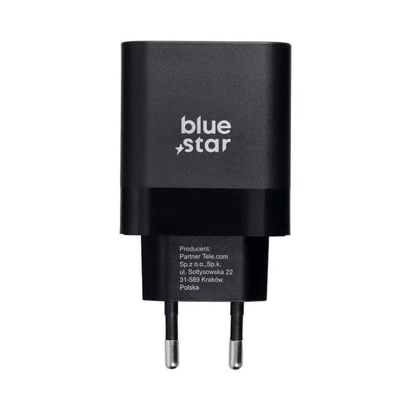 Blue Star Supersnabb laddare 45W med USB C-uttag 3A med PD och QC 4.0