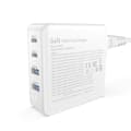 Miniatyrbild 3 av 6: Dudao GaN Väggladdare 2 x USB Till 2x USB-C 100W - Vit