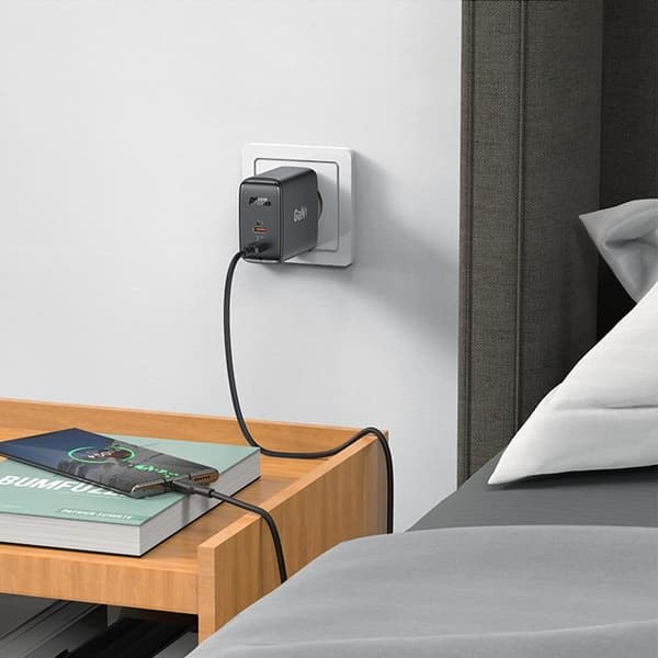 Acefast PD Väggladdare USB Typ-C 50W - Vit