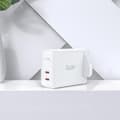 Miniatyrbild 3 av 5: Acefast UK Väggladdare 2x USB Typ-C 50W - Vit