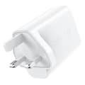 Miniatyrbild 1 av 5: Acefast UK Väggladdare 2x USB Typ-C 50W - Vit