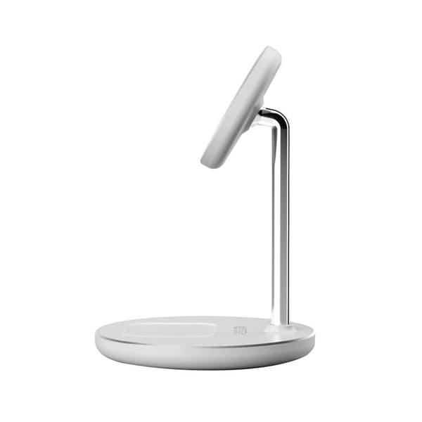 Tech-Protect 2-in-1 Trådlös Laddare Magsafe Magnetic 15W - Vit