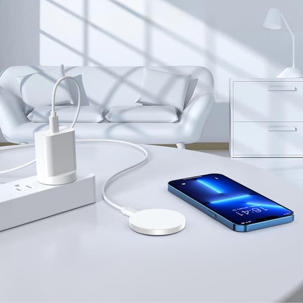 Choetech Magsafe Trådlös Laddare Induction - Vit