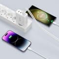 Miniatyrbild 4 av 4: Tech-Protect 4-Port Väggladdare 3x USB-C/1x USB-A PD100W - Vit