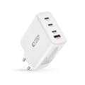 Miniatyrbild 2 av 4: Tech-Protect 4-Port Väggladdare 3x USB-C/1x USB-A PD100W - Vit