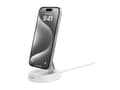 Pikkukuva 4 / 5: Belkin BoostCharge Pro - Langaton latausteline - magneettinen, vaihdettava, Qi2 - 15 Watt - 3 A - Pikalataus - valkoinen