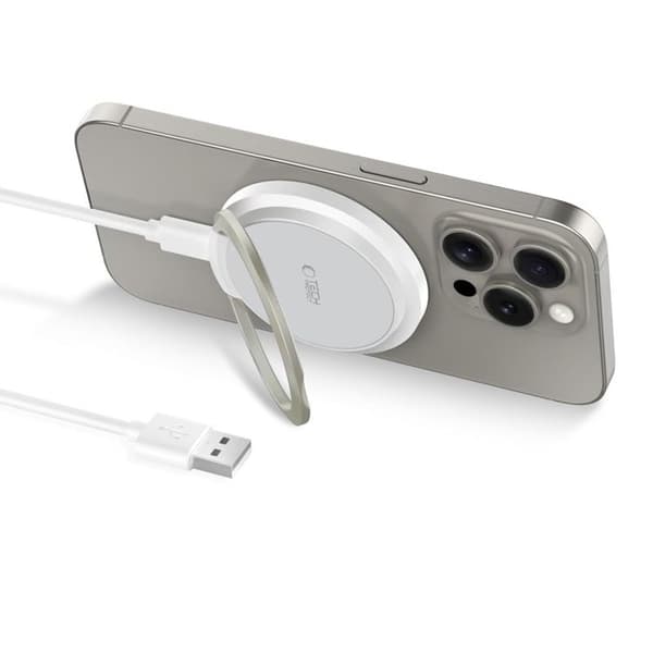 Tech-Protect Trådlös Laddare Magsafe QI15W-A33 - Vit