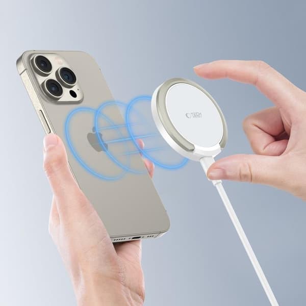 Tech-Protect Trådlös Laddare Magsafe QI15W-A33 - Vit