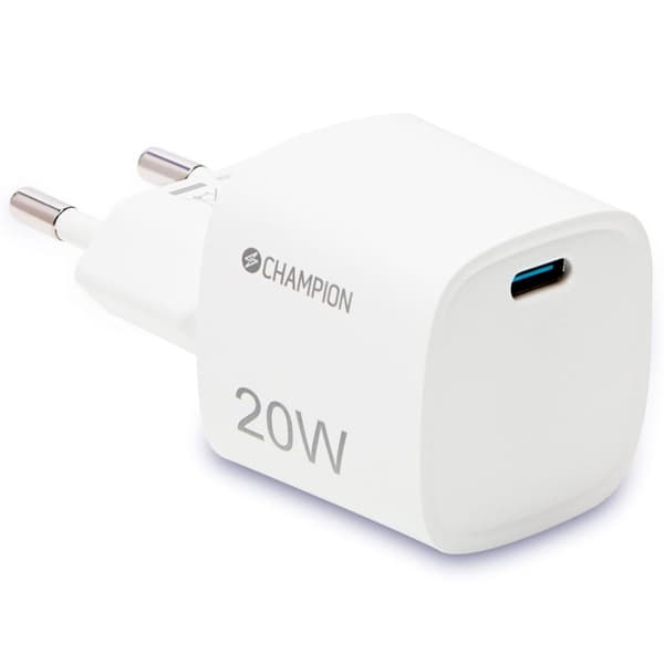 Champion Lader 20W PD hvit