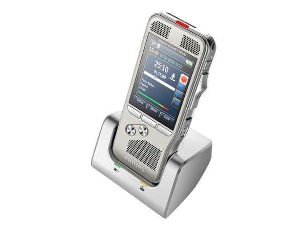 Philips ACC8120 - Dokkestasjon for digital taleopptaker - for Philips LFH2210; Pocket Memo DPM7200, DPM7700, DPM8000