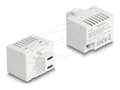 Miniatyrbilde 1 av 2: Delock - Strømadapter - 20 watt - 3 A - PD - 2 utgangskontakter (24 pin USB-C) - hvit
