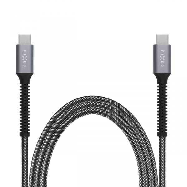 Fixed Kaapeli Armor 240W USB-C 2m Harmaa