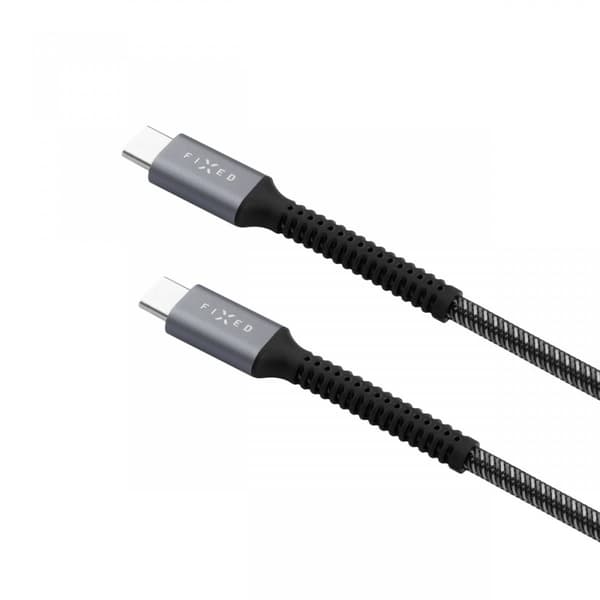 Fixed Kaapeli Armor 240W USB-C 2m Harmaa