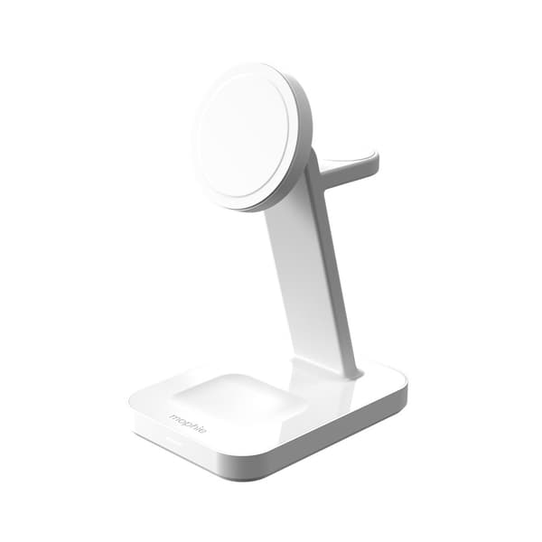 Mophie Snap+ 3-in-1 Wireless Charge Stand Qi2 MagSafe Valkoinen