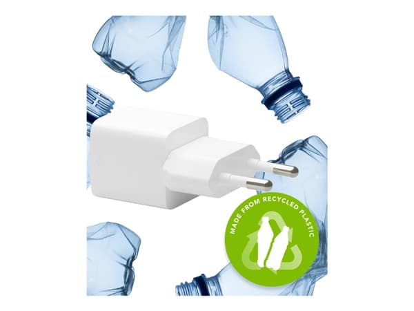 dbramante1928 re-charge - Strømadapter - 25 watt - PD (24 pin USB-C) - hvit - Europa