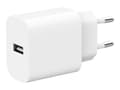 Miniatyrbild 1 av 5: Gembird - Strömadapter - universell - 12 Watt - 2.4 A (USB) - vit