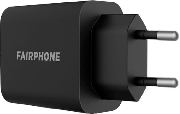 Fairphone USB-A 30 W nätladdare, svart