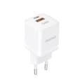 Miniatyrbillede 1 af 6: Dudao A13Pro Adapter 33Watt GaN 1xUSB-C + 1xUSB-A