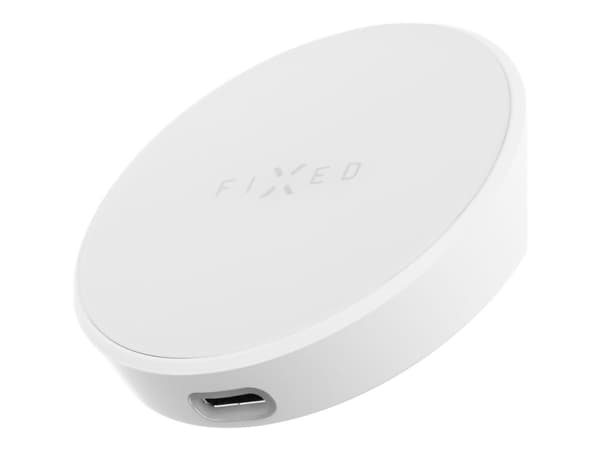 FIXED - Trådløst ladestativ - 30 watt - 1 A - hvit
