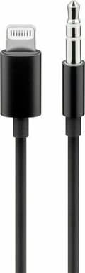Miniatyrbilde 2 av 2: Goobay AUX Lightning - 3,5 mm lydkabel, 1 m