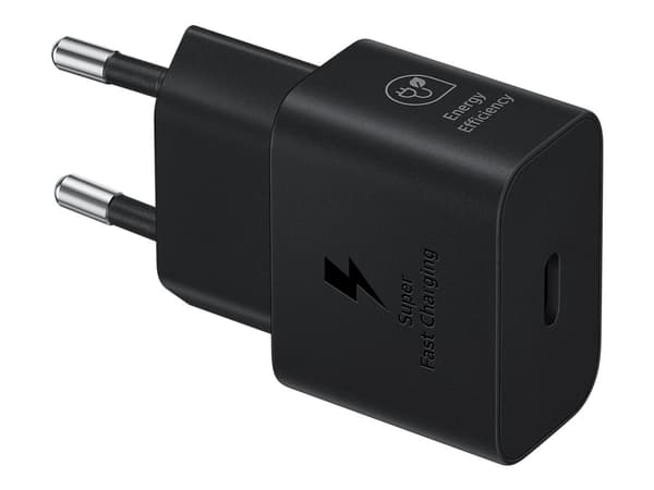Samsung pikalaturi, USB-C, 25W ilman datakaapelia, musta Svart