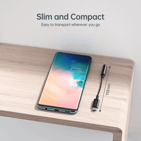 Choetech USB-C till Ljudadapter DC 3.5 mm - Svart