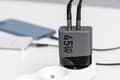 Miniatyrbild 4 av 8: Forcell F-Energy Väggladdare GaN 45W 1xUSB-C 1xUSB-A 4A PD QC 4.0