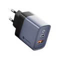 Miniatyrbild 2 av 8: Forcell F-Energy Väggladdare GaN 45W 1xUSB-C 1xUSB-A 4A PD QC 4.0