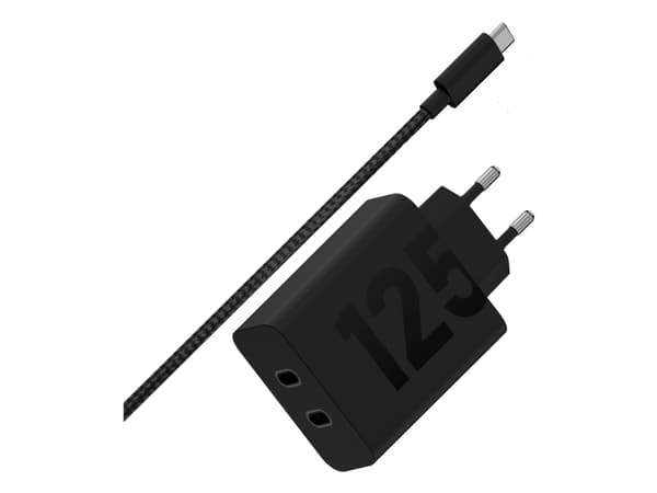 Motorola - Strømadapter - 125 watt - PD (24 pin USB-C) - på kabel: USB-C - Europa