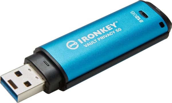 Kingston 512GB IronKey Vault Privacy 50 AES-256 Encrypted, FIPS 197