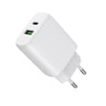 Miniatyrbilde 5 av 10: Gear Lader 220V 1xUSB-C + 1xUSB-A PD/PPS 30W + 18W QC Hvit