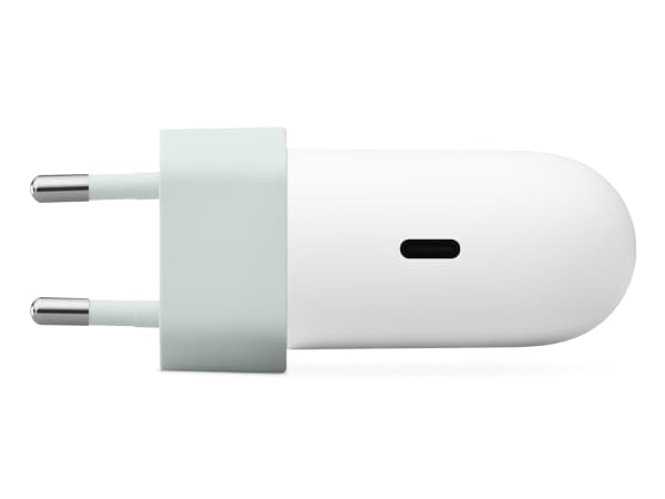 Google - Strømadapter - 45 watt - 3 A - PD 3.1/PPS (24 pin USB-C) - snø - Europa