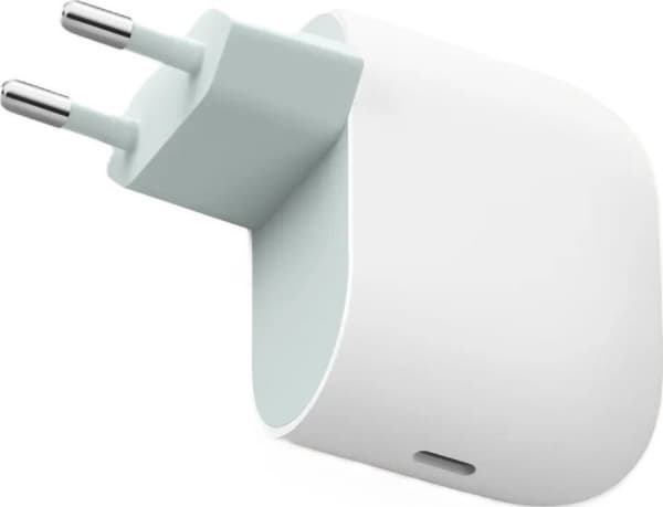 Google - Strømadapter - 45 watt - 3 A - PD 3.1/PPS (24 pin USB-C) - snø - Europa