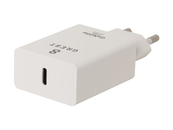 GRE8T - Strømadapter - 20 watt - 3 A - PD (24 pin USB-C) - hvit