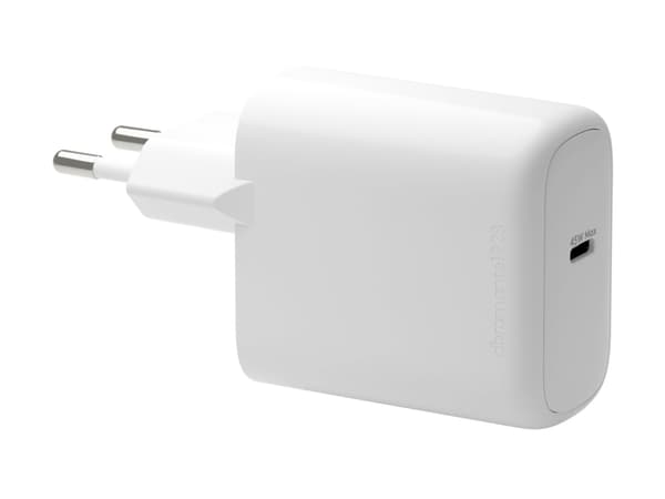 dbramante1928 re-charge - Virtalähde - 45 Watt - Pikalataus (24-nastainen USB-C) - valkoinen - Eurooppa - Suomi
