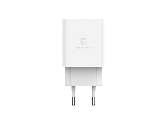 Techancy 33W USB-C Laddare - Snabbladdning i Elegant Vit Design