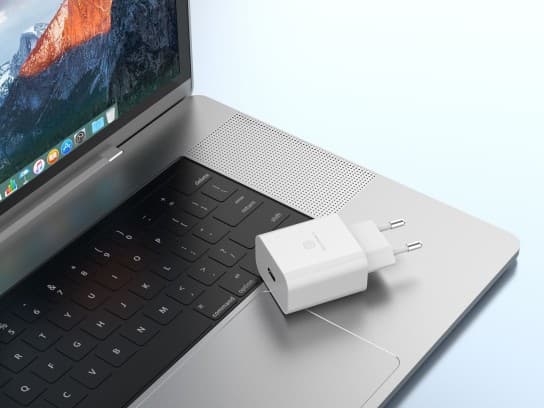 Techancy 33W USB-C Laddare - Snabbladdning i Elegant Vit Design