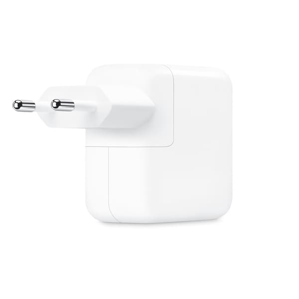 Apple 35W USB-C-strømforsyning med to porte (MW2K3)