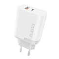 Miniatyrbilde 1 av 3: Dudao A6XSEU Adapter 22.5Watt 1xUSB-C + 1xUSB-A
