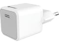 Miniatyrbilde 3 av 5: Sandberg - Strømadapter - 2-i-1 - 20 watt - 3 A - PD (24 pin USB-C) - på kabel: USB-C - hvit - Europa - med USB-C til USB-C kabel