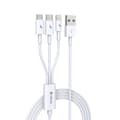 Miniatyrbild 1 av 2: Devia kabel 3in1 Smart EC141 USB - Lightning + USB-C + MicroUSB 1,2 m 2A vit