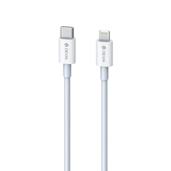 Devia-kabel Smart EC146 PD USB-C - Lightning 20W 3A hvit